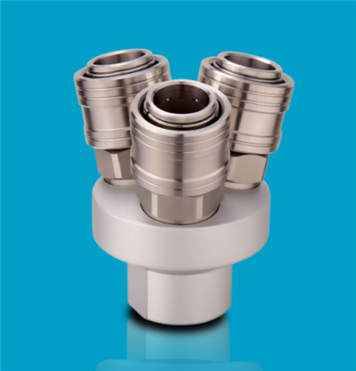 Carbon Steel Self-locking Round 3 Fork Coupler